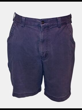 Perry Ellis America Navy Blue Cargo Shorts 34"